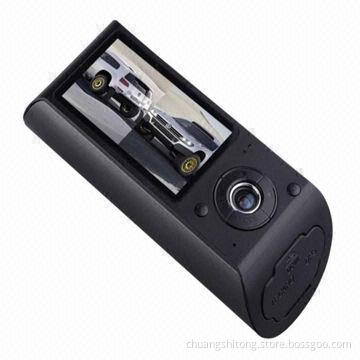 1280*480p Mini Camera with G-sensor and GPS Logger Dual Camera Car Dvr